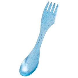 iBasingo 18.5cm Titanium Spork 3 in 1 Camping Cutlery, Blue Ti1064T
