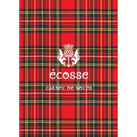 Carnet de notes Écosse, mini - format de poche, 110 pages couverture souple: Scotland Tartan Notebook, ligné, petit format A6, 11cm x 15cm (4,3 x 5,9 pouces) - intérieur crème - thème voyage