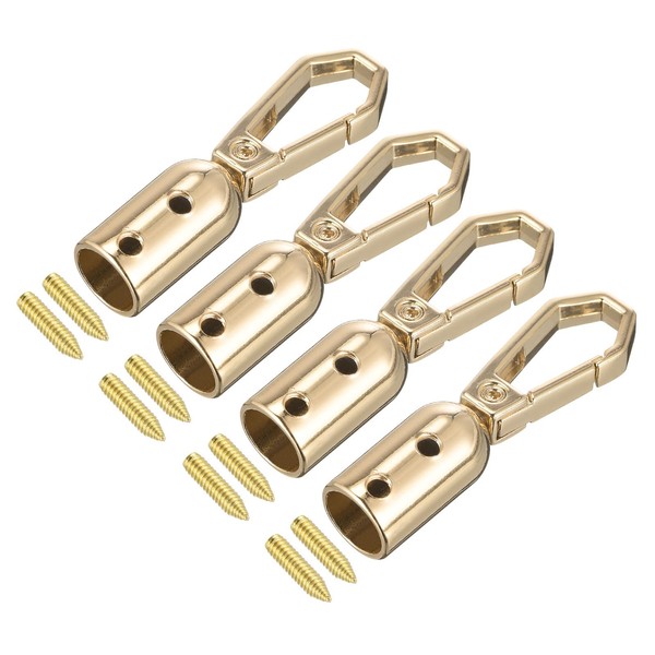 QUARKZMAN Cord End Cap 4 Pieces 8 mm / 0.32