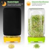 Kitmiido Seed Sprouting Kit, 2 Large Wide Mouth Mason Jars