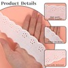 15 Yards Cotton Lace Trim, 1.8 Inch Eyelet Lace