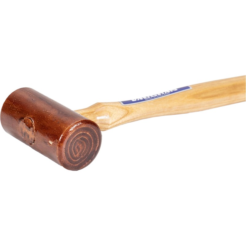 VAUGHAN Rawhide Mallet, Non Marring, Hardwood Handle, 8 oz, 1M175,