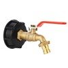 IBC Tote Adapter 3/4in Brass Tote Fitting Coarse Thread 275‑330