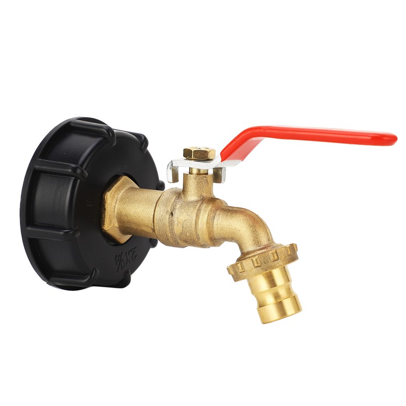IBC Tote Adapter 3/4in Brass Tote Fitting Coarse Thread 275‑330