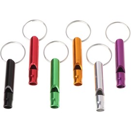 Xinjincang 6Pcs Ultrasonic Dog Training Whistle - Metal Anti-Barking and Recall Whistles for Small to Large Dogs | Silent Dog Whistle for Pet Training,Pet Training Tools, Anti-Barking Devices