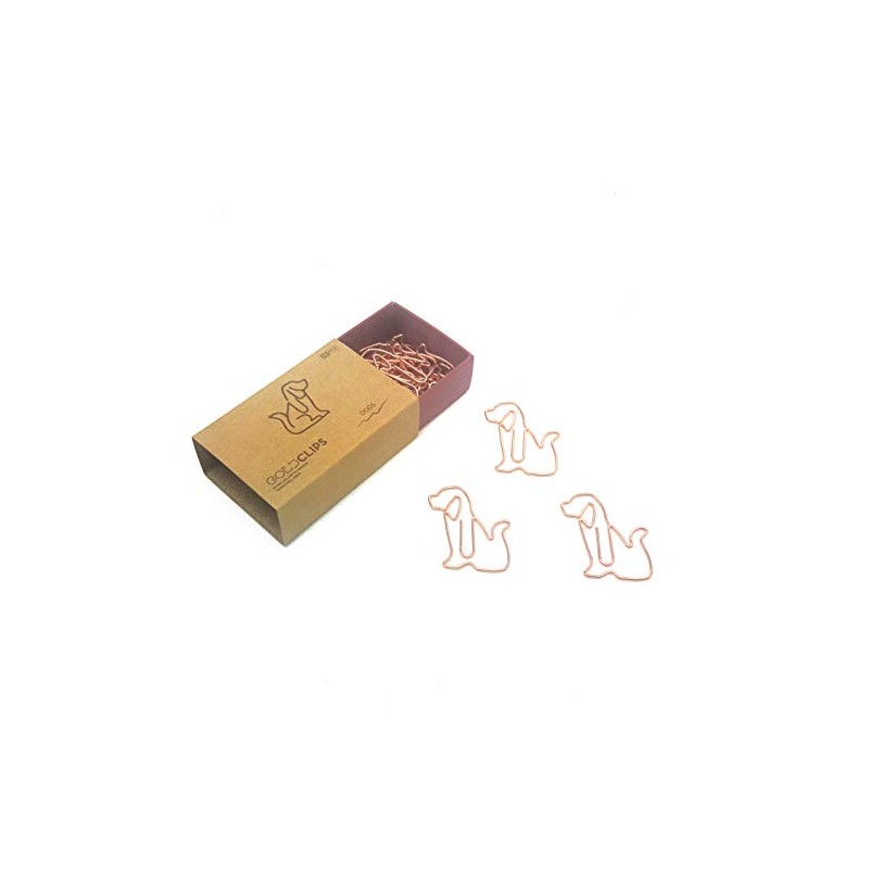 DESIGNMANUFAKTUR BERLIN GOLDCLIPS Cute Decorative Clips Paper Clips Bookmark Paper