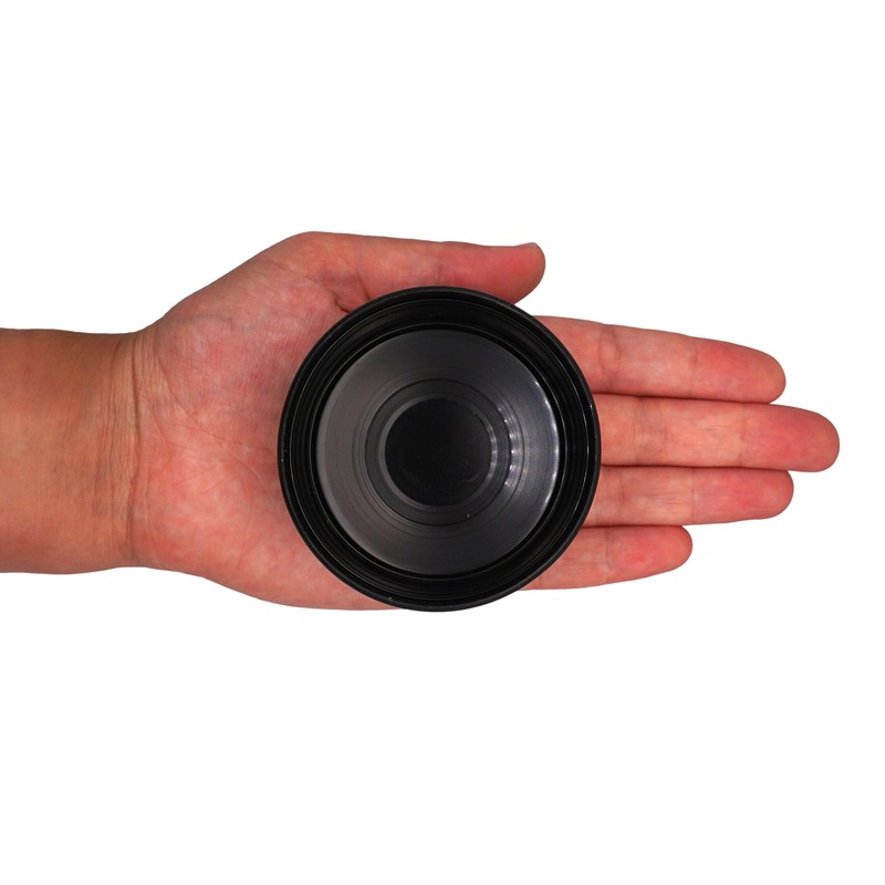SKIR'CO (10 pcs) Fence Post Caps, Round 60 mm Black