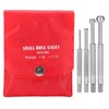 4Pcs Bore Gauge Telescopic BallType with Diamond NonSlip Handle Measuring