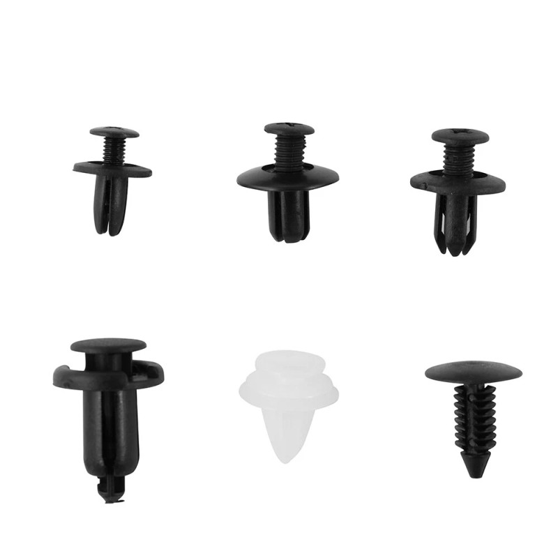 motor_speed 100Pack Universal Rivet Clips Car Retainer Fender Liner Fastener