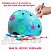Wipeout Dry Erase Kids Helmet for Bike, Skate, and Scooter,
