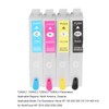 4 Colors Ink Cartridge with Permanent Chip Refill Printing Boxes