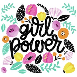RoomMates RMK4395GM Girl Power Peel and Stick Giant Wall Decals