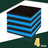 Flehomo Anti-Vibration Pads, 4" x 4" x 7/8" Rubber Pad