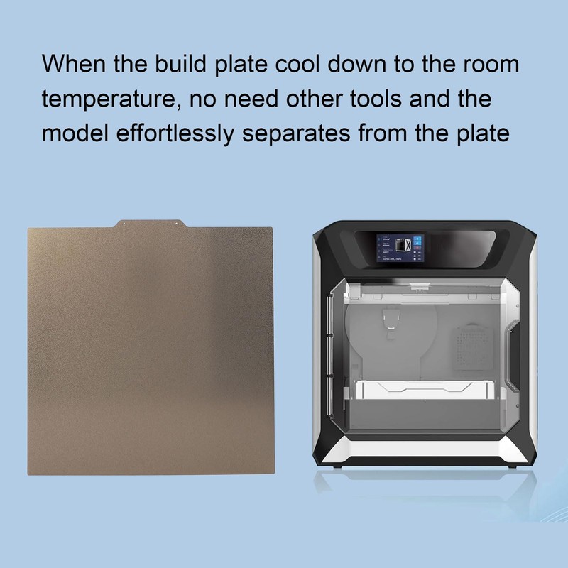 Double-Sided Textured Flexible PEI Building Plate 330 x 330 mm
