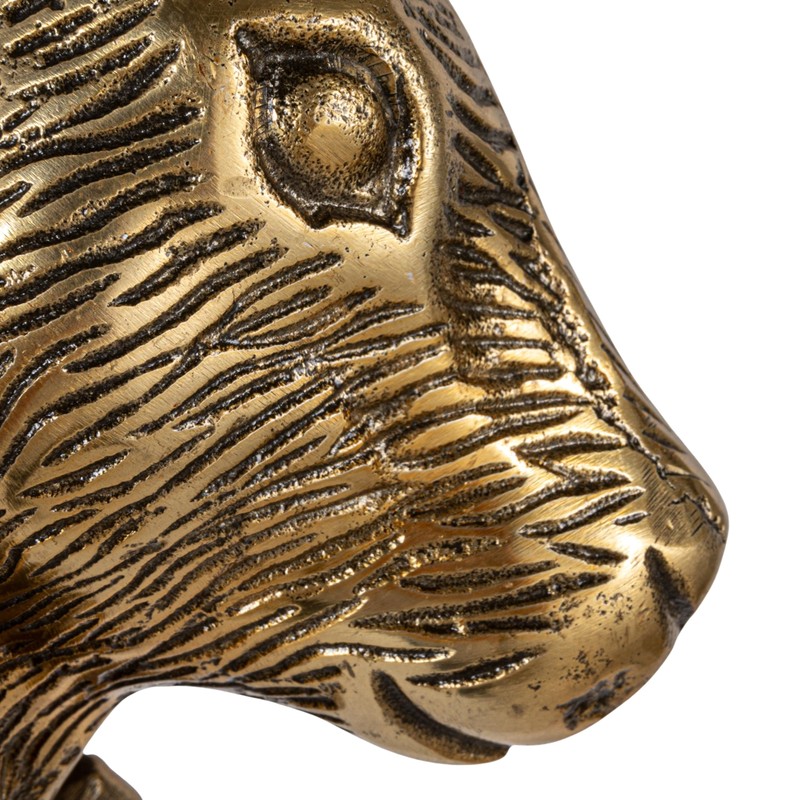 Creative Co-Op Cast Aluminum Rabbit Head with Ruff Collar Wall