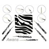Eyelash Tweezers 6 Pieces Set Eyelash Extension Tools Kit,Stainless Steel