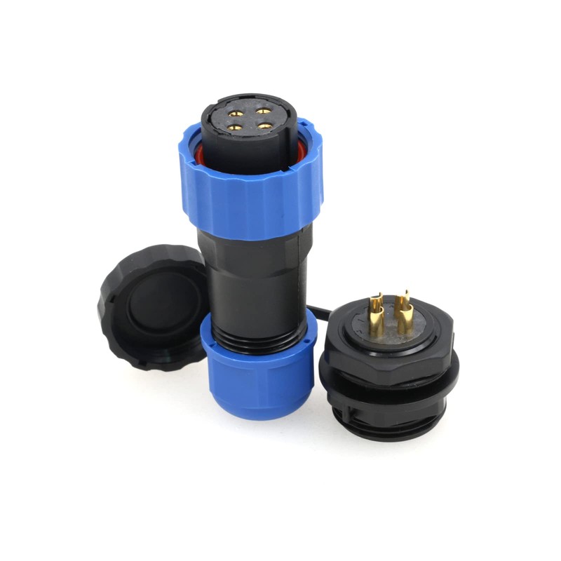 ZBLZGP SD20 Waterproof Connector IP68 Circular LED Power Cable Plug