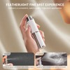 Cryslora Perfume Atomiser, Rotary Press Leather Refillable Perfume Bottle, High-End