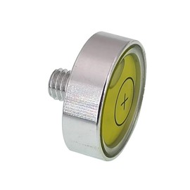 Screw metal universal horizontal bubble water level, level fixed installation, level, circular bubble (22 * 14mm（M6）)