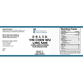 Bio Essence Health Sicence 2143C Yin Chen Wu Ling San/Capillaris