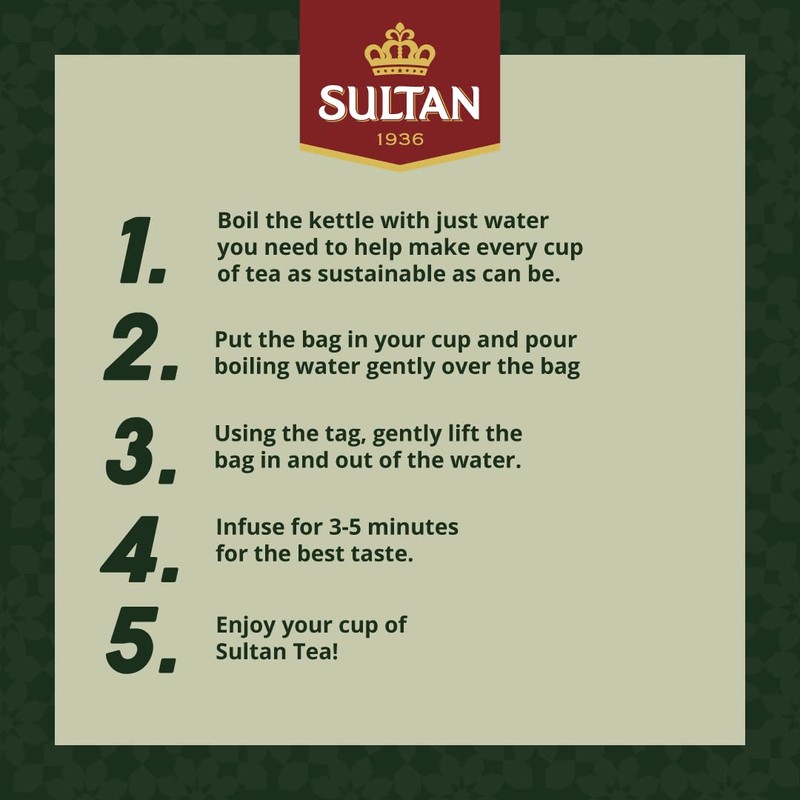 SULTAN TEA Moroccan Green Tea with Mint Herbal Green Teas