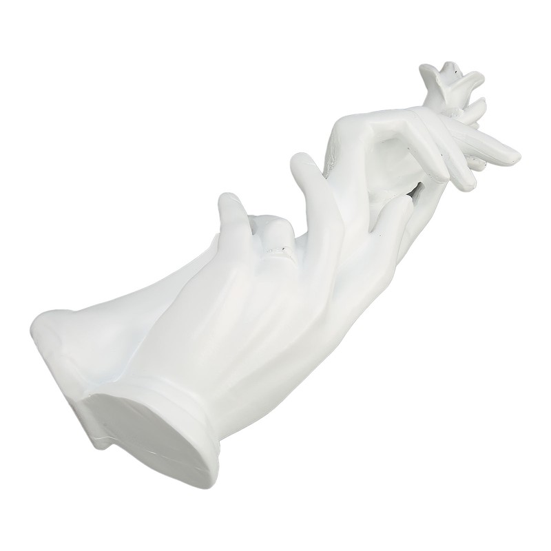 Hand Display Stand White Resin Smoothing Elegant Multifunction Jewelry Display