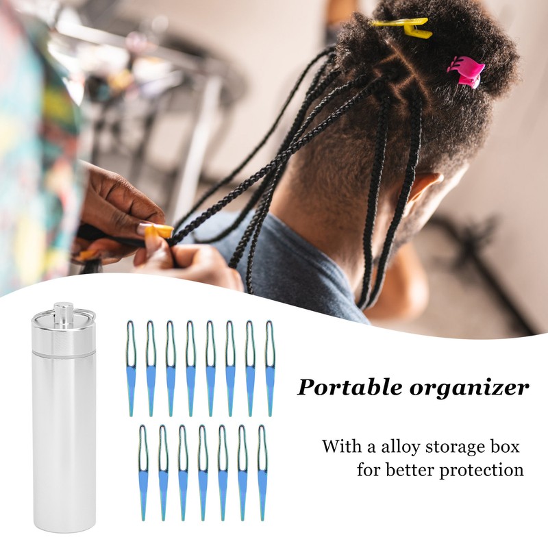 15pcs Alloy Sisterlocks Tightening Accessories Colorful Dreadlocks Interlocking Tool Styling