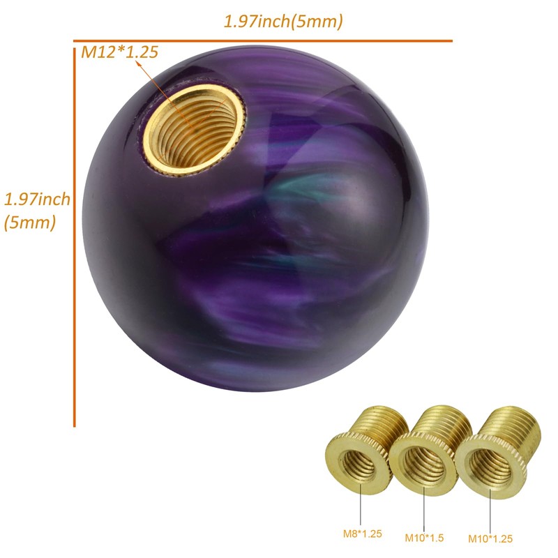 Arenbel Car Gear Shifter Knobs Ball Shift Stick Lever Handle