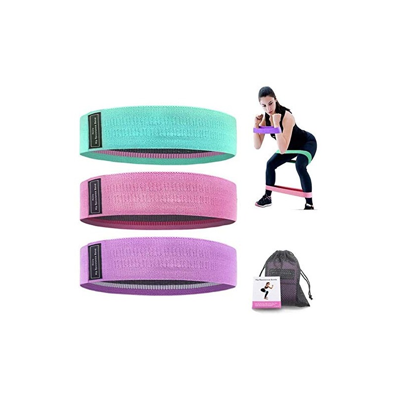 Boolavard Glute Fabric Resistance Hip Band for Legs and Butt