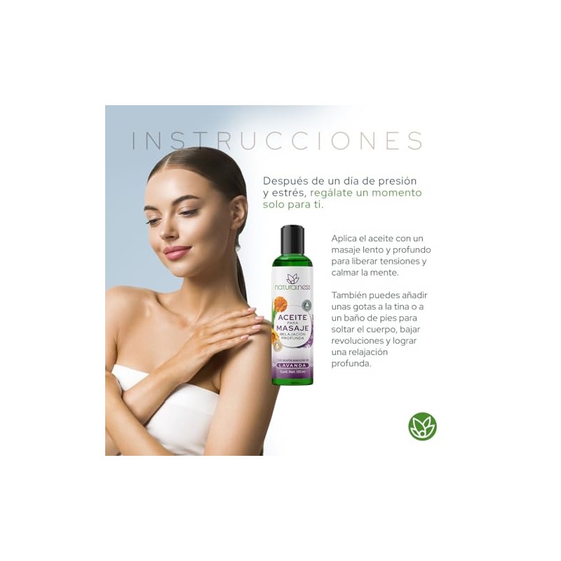 Aceite Relajante para Masaje Relajación Profunda Naturalness 125 ml –