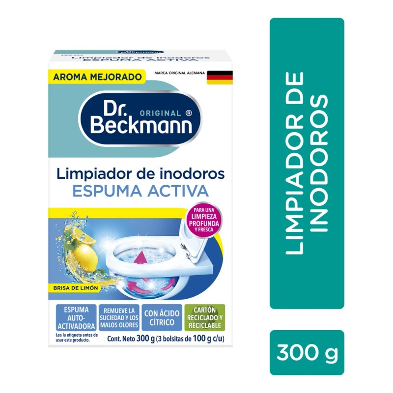 Limpiador De Inodoros Espuma Activa, 3 Bol 100 C/u
