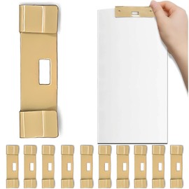 10 Vertical Blind Repair Vane Savers, Louver Replacement Parts Maintenance Clips/Blind Fixers (Yellow)