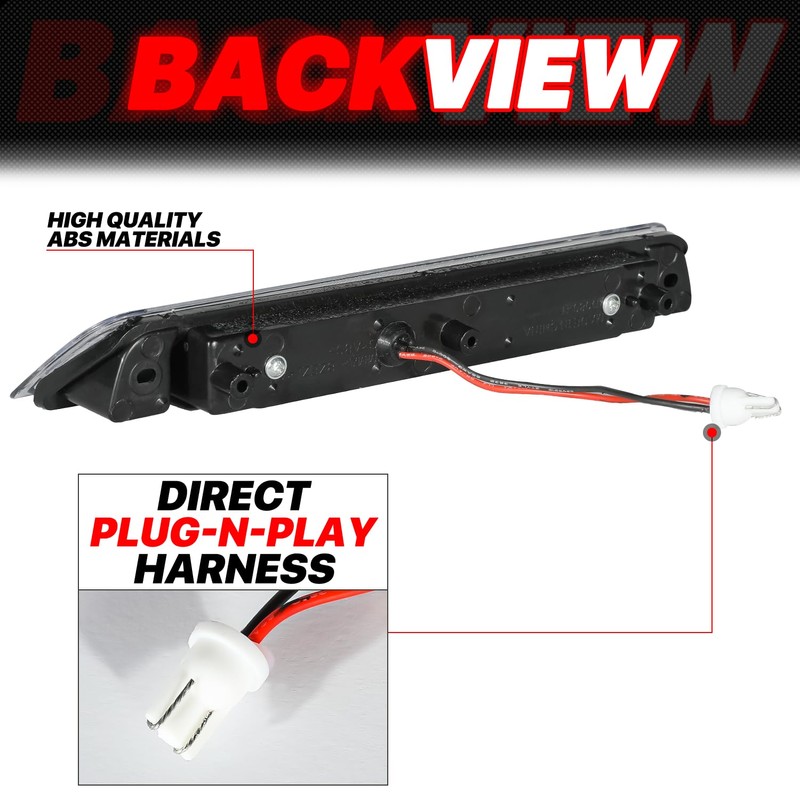 M-AUTO 3rd Brake Light, Compatible with 2006-2014 Honda Ridgeline High