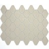 BT-PM7 White Glossy Diamond Shape Beveled 3D Porcelain Mosaic Tile