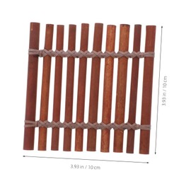 TEHAUX Bamboo Props Traditional Musical Instrument Woodwind Instrument for Beginners Teaching Instrument Pan Flute for Beginner Cinnamon Sticks for Crafting Pan Pipes Japanese Pipe Brown