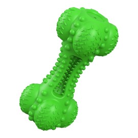 SCHITEC Juguete de Masticar Chirriante para Perros Grandes Mastigadores agresivos, Hueso de Goma Resistente e Interactivo para el Corte de Dientes
