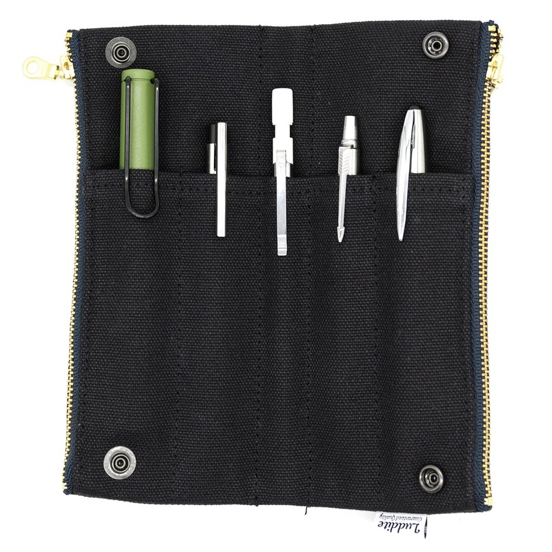 Luddite Garment Bag Bendy Pencil Case, Black