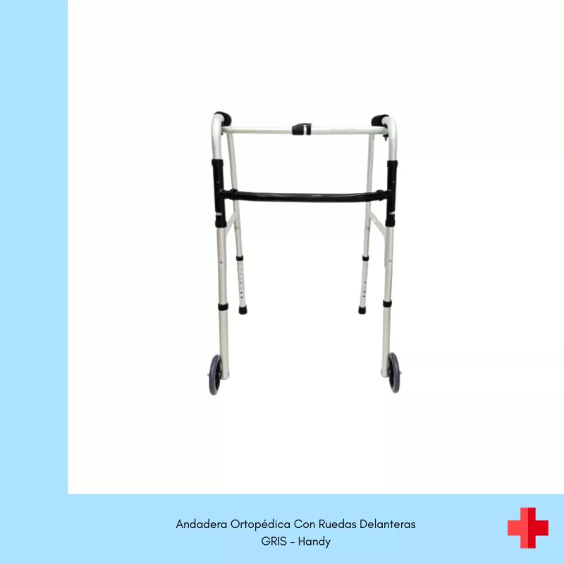 Handy Andadera Ortopédica Con Ruedas Delanteras Azul/gris - Handy
