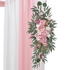 OnlyBloom Artificial Wedding Arch Flowers with Drape Kit (Pack of