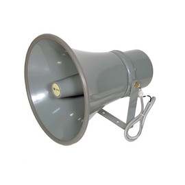 Weltron - Outdoor Trumpet Home Speaker Set of 1 Gray (WS-259)
