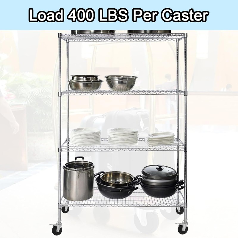 5 Inch Scaffolding Casters Set of 2 Heavy Duty Baker
