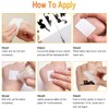 12 Sheets Black Cat Temporary Tattoos, Minimalist Black & White