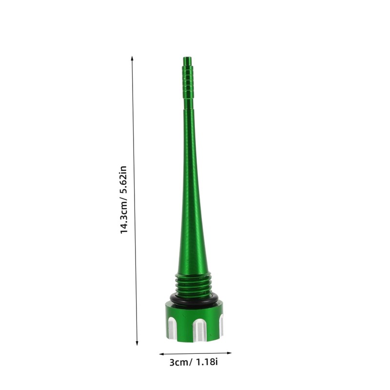 Zerodeko Motorcycle Oil Probes Oil Level Gauge for Horizontal Engines
