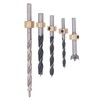 5Pcs Pocket Hole Drill Bit 3 Knife Points High Speed