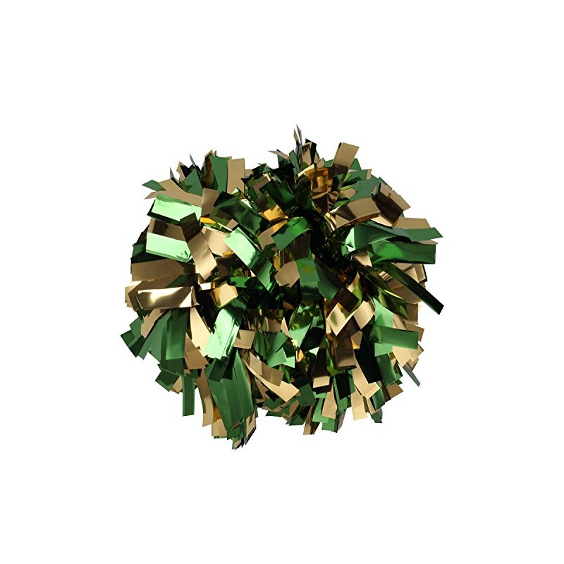 ICObuty Metallic Cheerleader Cheerleading Pom Poms 6 inch 1 Pair