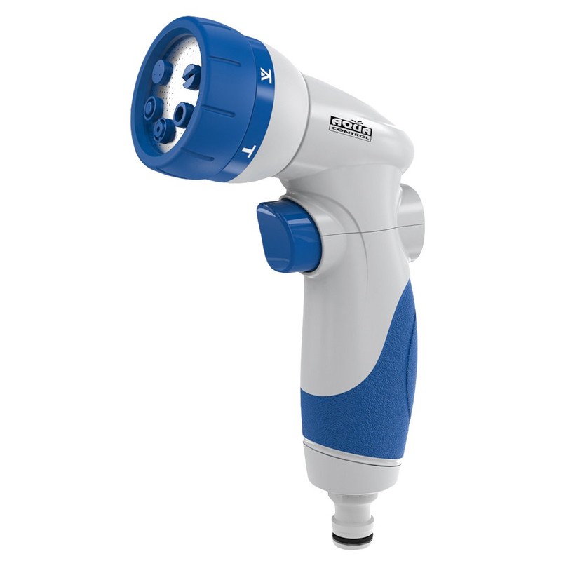 One-Touch Blue White Hose Irrigation Gun with Standard Connection, 2