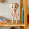 FUFUFA Ballerina Cappuccina Brainrot Plush Toy Doll