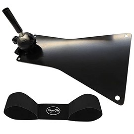 BRAMASOLE Golf Swing Plane Trainer Perfector Plate Adjustable Alignment Stick Rods Base Training Aids for Men Women Indoor Outdoor Driving Range or Mat Practice (Upgrade Plate+Arm Band)