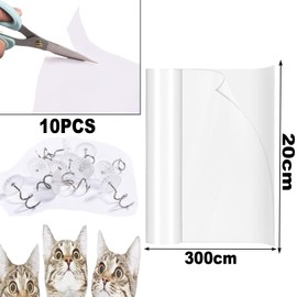 Cat Scratch Protection, 20 x 300 cm, Scratch Protection, Sofa, Cat, Transparent Scratch Protection Cat, Anti Scratch Film for Cats, Scratch Protection Door, Suitable for Sofas, Tables, Chairs or Other