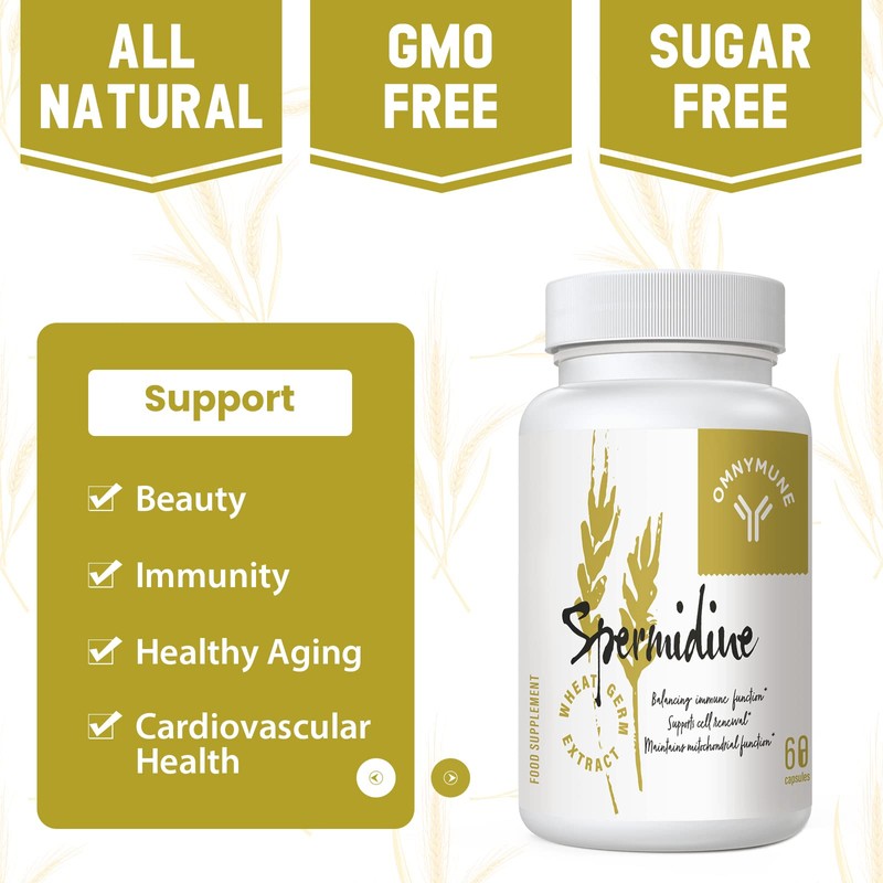 Fermented Wheat Germ Extract - 13 mg spermidine per Capsule